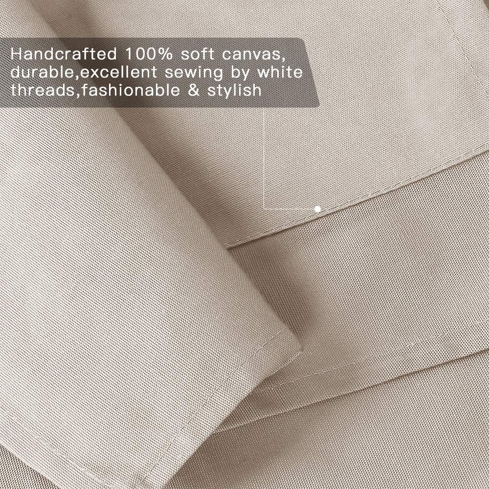 Tan Crossback Kitchen Apron
