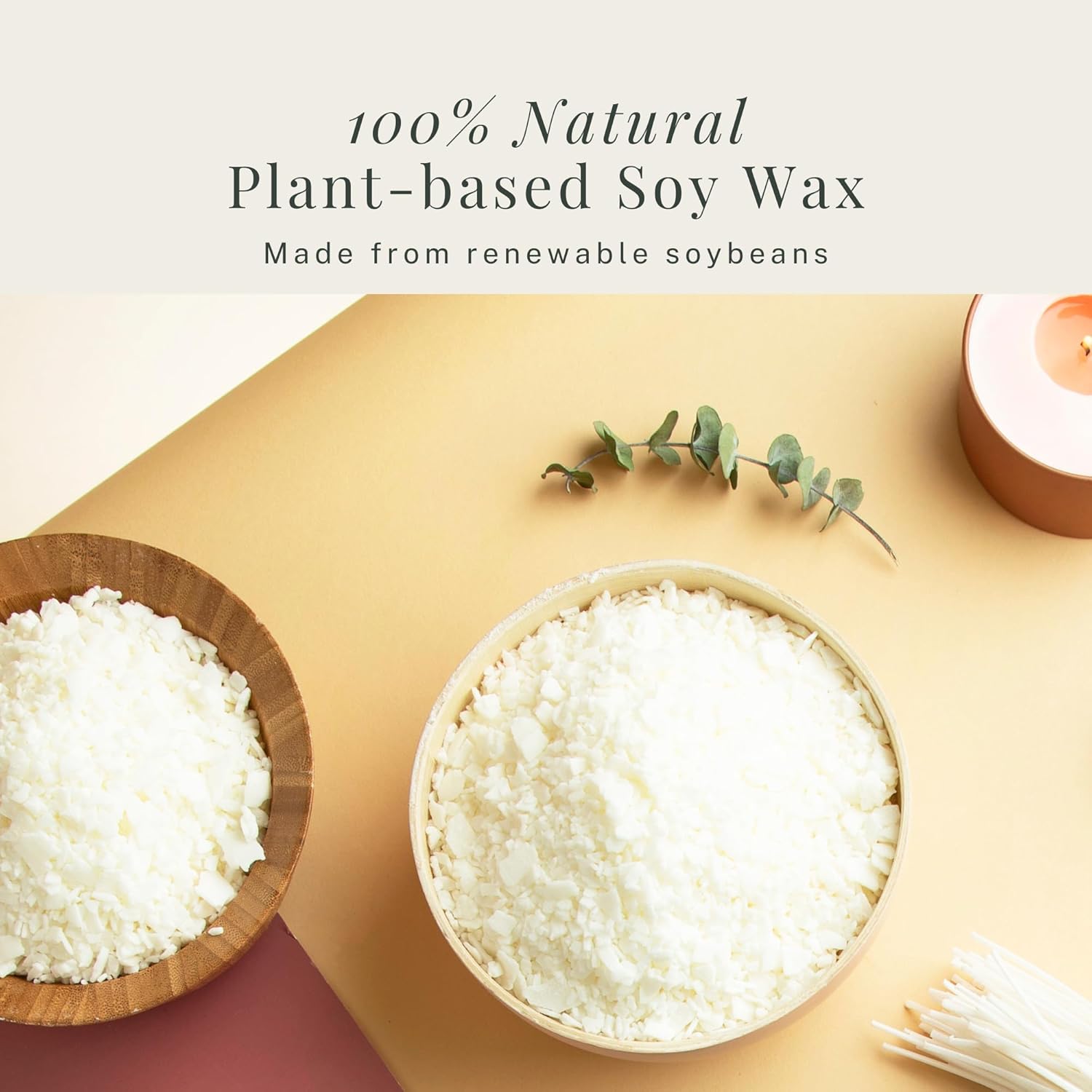Hearth & Harbor Soy Wax Flakes Candlemaking Starter Kit