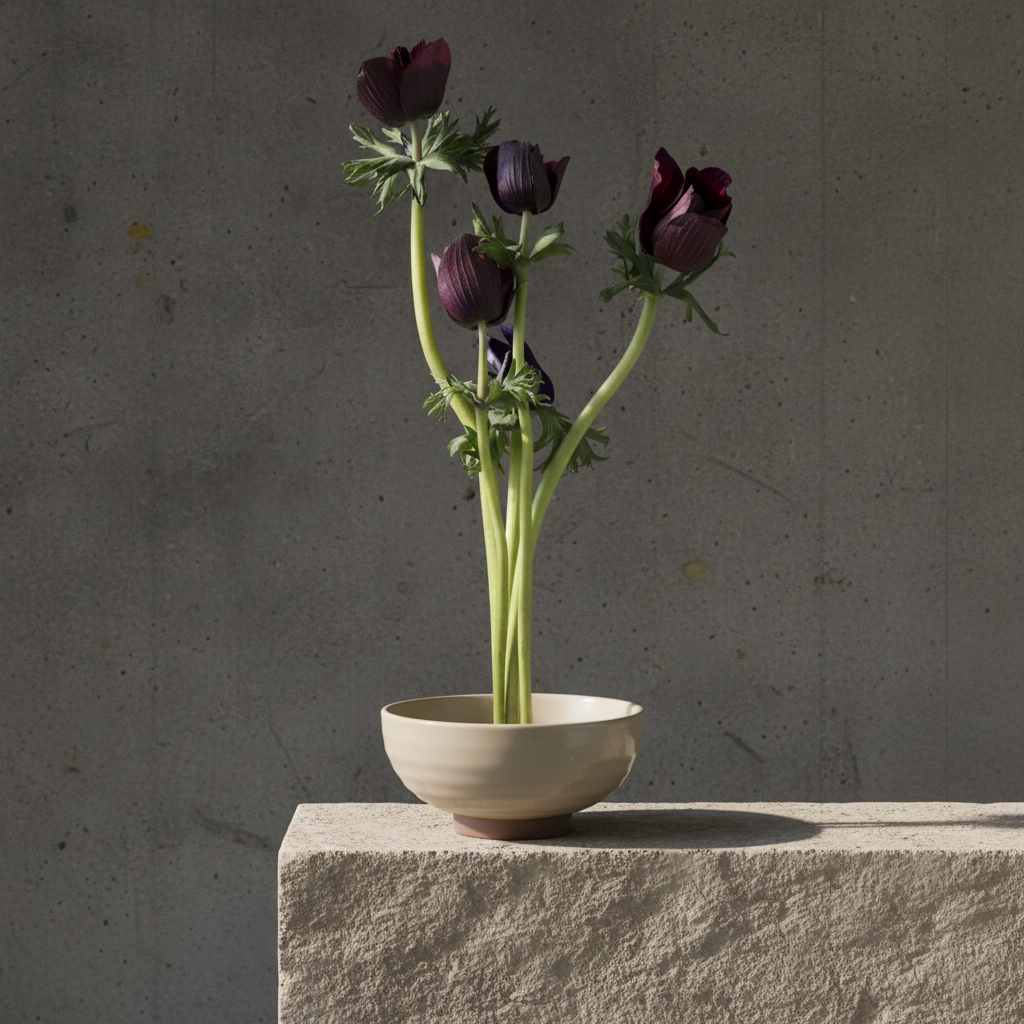 Kobachi Kenzan Flower Bowl
